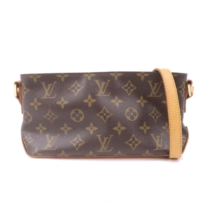 Louis Vuitton Alma bags with a leather - wrapped handle for a luxurious feelLouis Vuitton Monogram Trotteur Shoulder Bag Crossbody Bag M51240