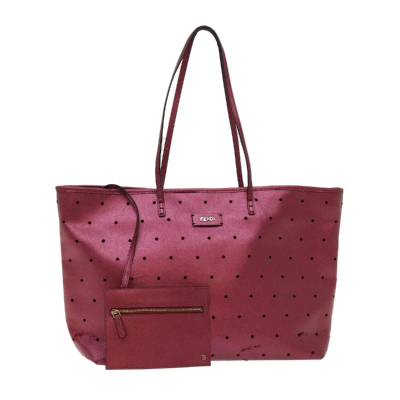 Fendi Baguette bags in a limited - edition colorway for a rare and exclusive lookFENDI Tote Bag Leather Pink  bs6445