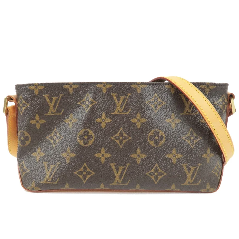 Louis Vuitton crossbody bags with a printed floral pattern for femininityLouis Vuitton Monogram Trotteur Shoulder Bag Crossbody Bag M51240