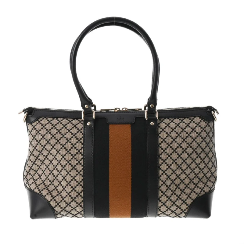 Ladies Gucci Dionysus bags with a star - shaped charmGucci Diamante 2way Beige/Black/Brown 257341 Ladies Canvas Leather Tote Bag