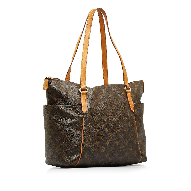 Louis Vuitton tote bags with a spacious interior and multiple pocketsBrown Louis Vuitton Monogram Totally MM Tote Bag