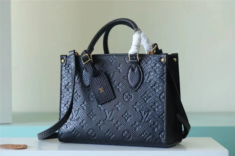 Louis Vuitton bags with a snap - button closure and a decorative charm for styleBC - Louis Vuitton Bags - 6760