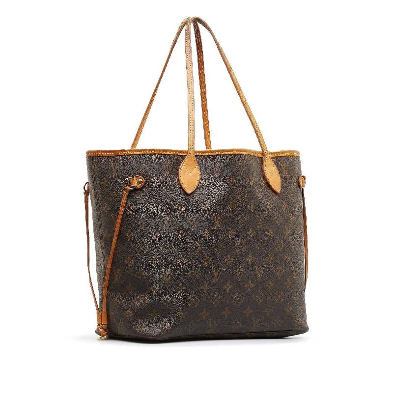 Louis Vuitton Petite Malle bags with a hard - shell structure for uniquenessBrown Louis Vuitton Monogram Neverfull MM Tote Bag