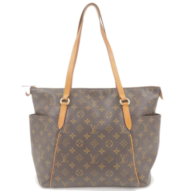 Louis Vuitton crossbody bags with a woven leather strap for textureLouis Vuitton Monogram Totally MM Tote Bag M56689