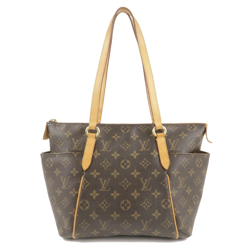 Ladies Louis Vuitton handbags with a detachable coin purse insideLouis Vuitton Monogram Totally PM Tote Bag Brown M56688