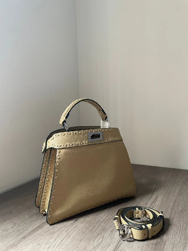 Small - sized Fendi crossbody bags in smooth calfskin leather for a compact and stylish carryFendi Luxury Bag - FED - 020