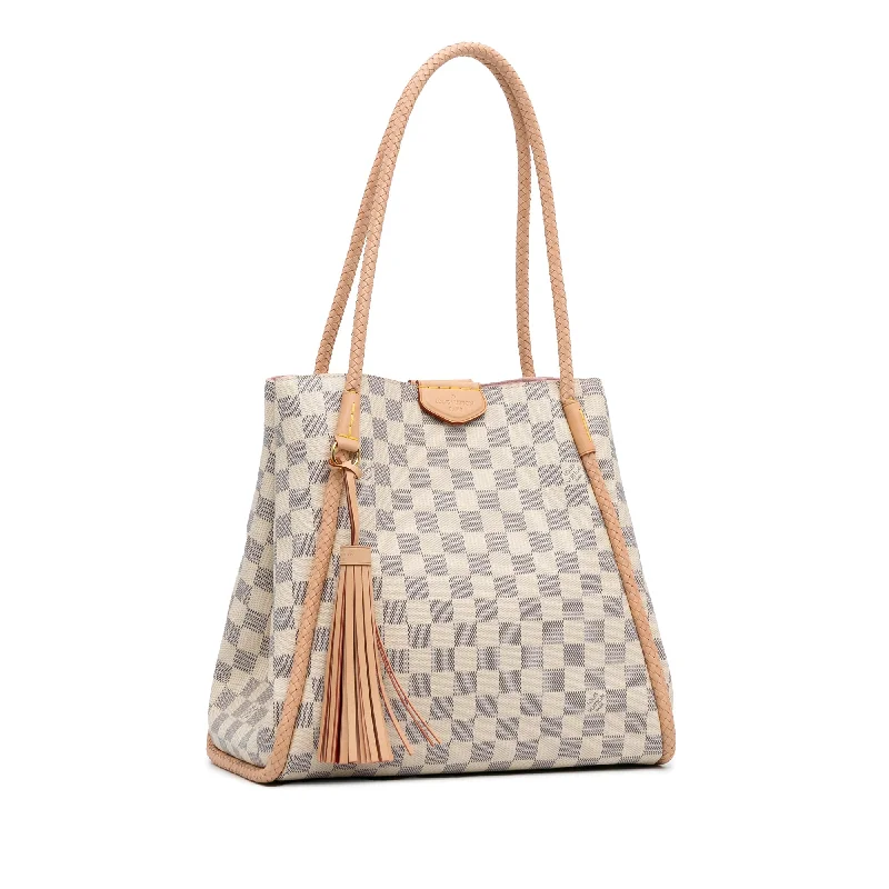 Small - sized Louis Vuitton Pochette Metis bags for a compact carryWhite Louis Vuitton Damier Azur Propriano Tote Bag