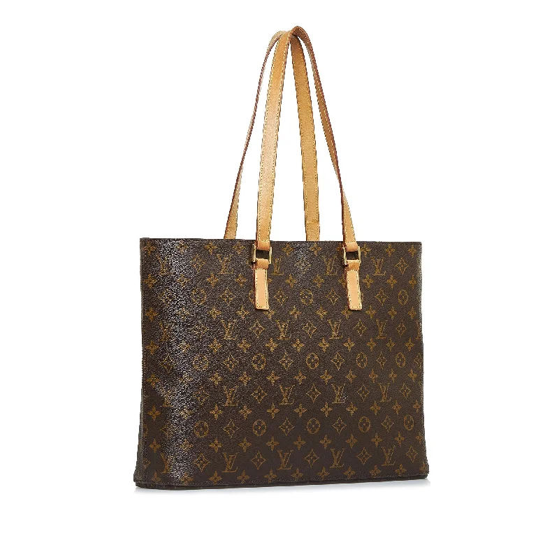 Louis Vuitton tote bags with a double - handle and shoulder - strap optionBrown Louis Vuitton Monogram Luco Tote