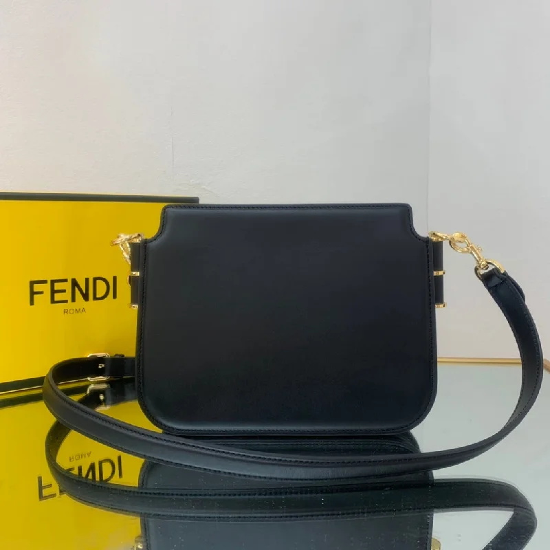 Fendi bags with a front - flap pocket and a turnlock for a classic and elegant aestheticFendi Luxury Bag - FED - 316