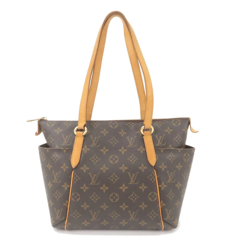 Louis Vuitton Petite Malle bags with a hard - shell structure for uniquenessLouis Vuitton Monogram Totally PM Tote Bag Brown M56688