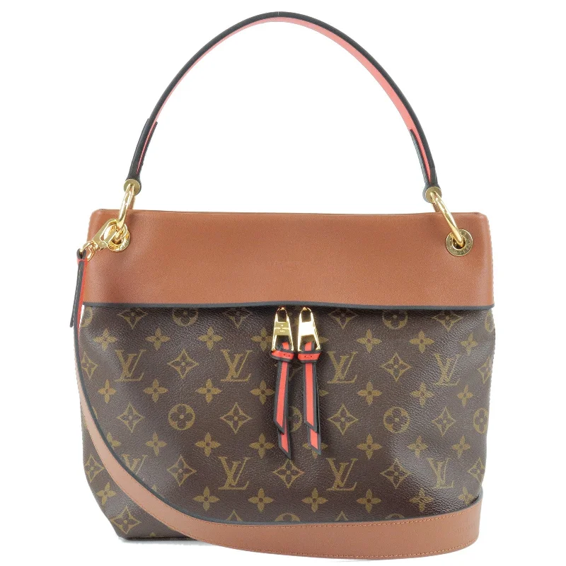 Louis Vuitton bags with a zip - around closure for enhanced securityLouis Vuitton Monogram Tuileries Besace 2Way Bag Caramel M43157