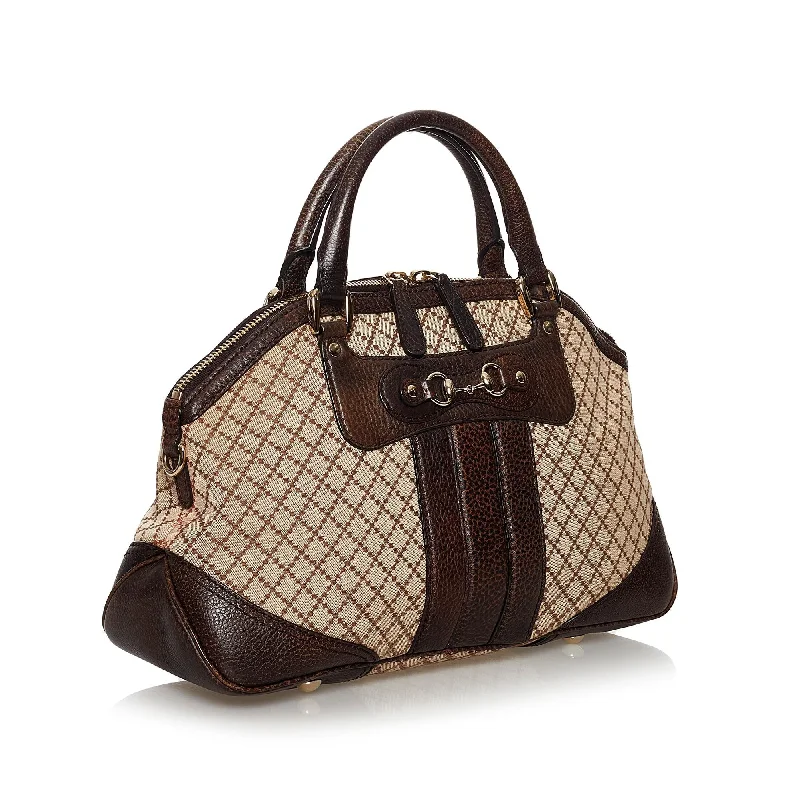 Gucci handbags for women with a beaded trimGucci Diamante Horsebit Catherine Satchel (30017)