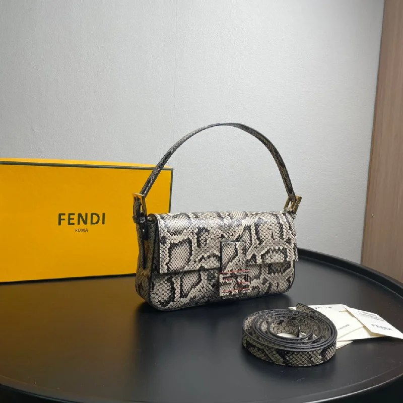 Fendi bags with a detachable mirror inside for quick touch - ups and groomingFendi Luxury Bag - FED - 008