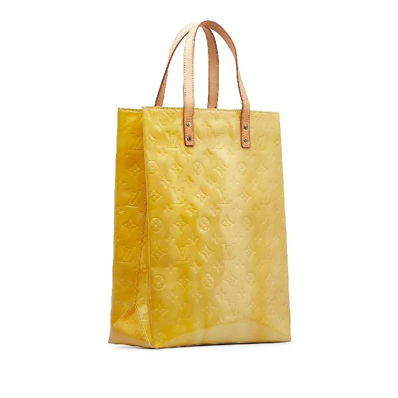 Louis Vuitton Capucines bags with smooth calfskin leather for luxuryGold Louis Vuitton Monogram Vernis Reade MM Tote Bag