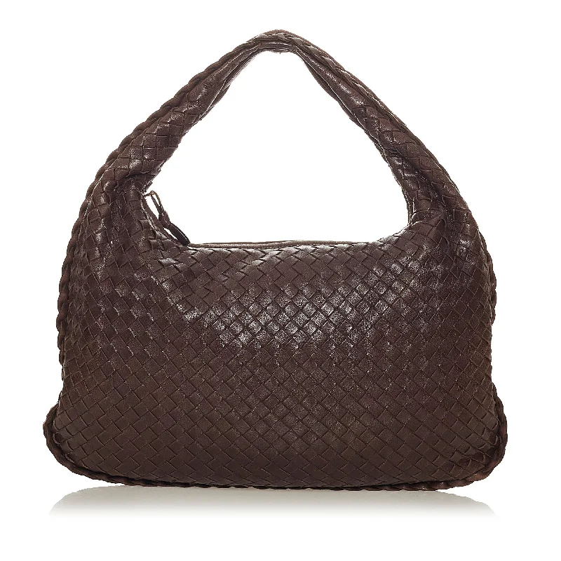 Bottega Veneta bags for language classesBottega Veneta Intrecciato Leather Hobo Bag (SHG-27381)