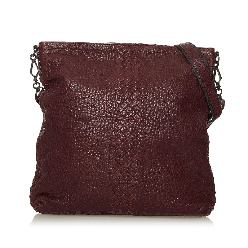 Bottega Veneta bags with leather - wrapped handlesBottega Veneta Leather Crossbody Bag (SHG-eo6TLY)