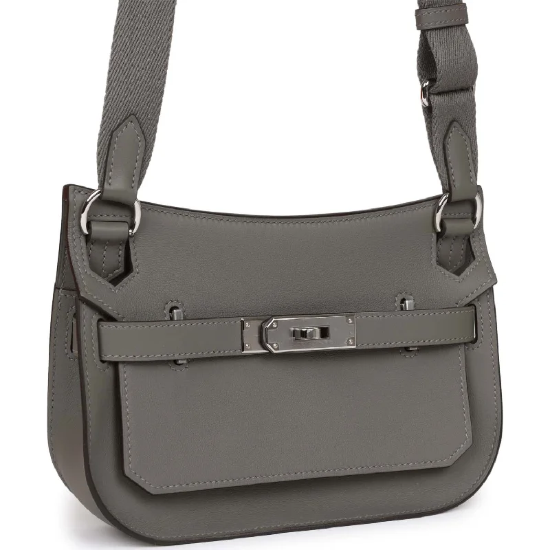 Hermes Jypsiere Mini Gris Meyer Swift Palladium Hardware