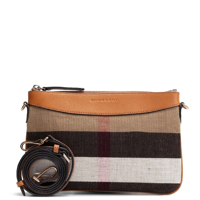 Sustainable and Ethical Burberry Bags for Conscious ConsumersBURBERRY Horsecheck Derby Peyton Crossbody