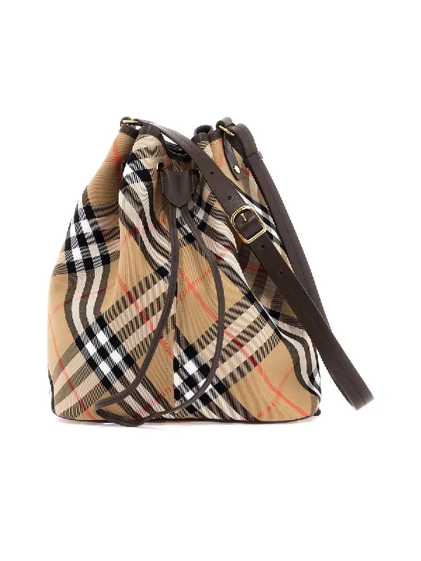 Burberry Bags with Hidden Pockets for Secret StorageBurberry Checkered Bucket Bag