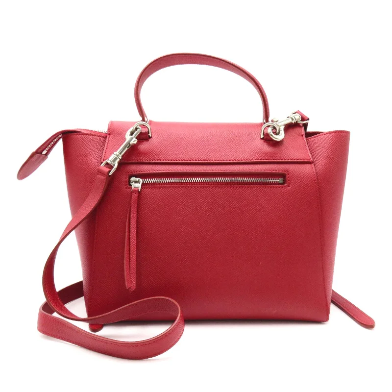 Affordable luxury bags Celine Belt bag Red Calfskin [cowhide]