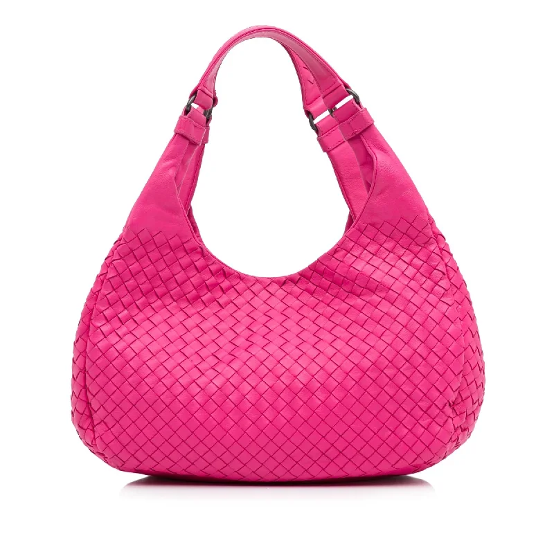 Bottega Veneta bags with embossed detailsBottega Veneta Intrecciato Campana Shoulder Bag (SHG-zHaaGr)