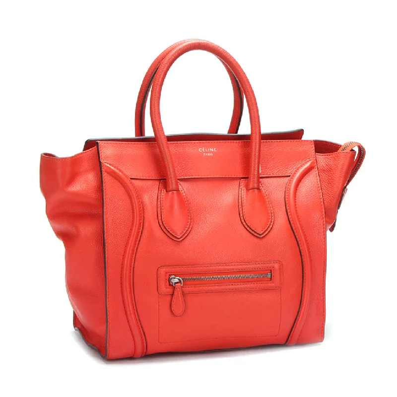 Sustainable fashion bagsCeline Leather Luggage Tote Bag