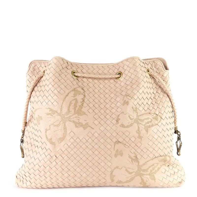 Bottega Veneta bags with geometric patternsButterfly Lambskin Leather Hobo Bag