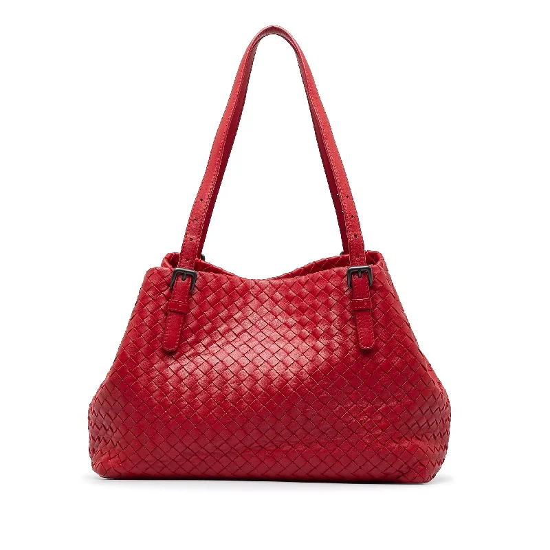 Bottega Veneta woven leather bags for womenBottega Veneta Medium Intrecciato Cesta (SHG-w2yfJw)