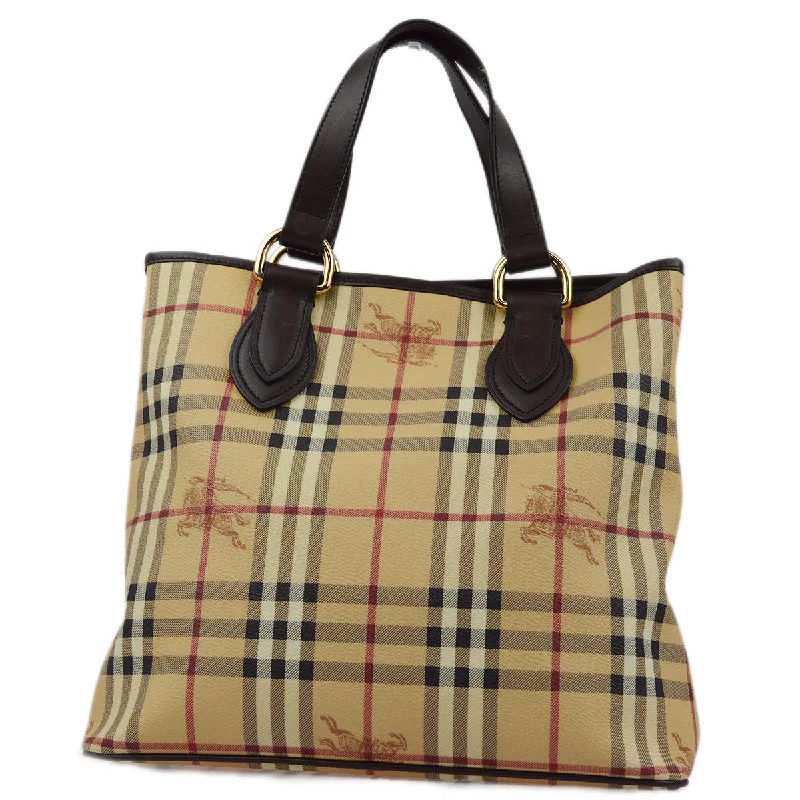 Sporty Burberry Bags for Athletic ActivitiesBURBERRY Beige House Check Tote Handbag 172436