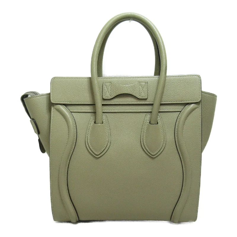 Designer bags with detachable strapsCeline Luggage Micro Shopper Tote Bag Beige leather 189793