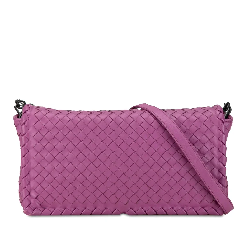 Bottega Veneta bags with zipper closuresBottega Veneta Nappa Intrecciato Dahlia Clutch Crossbody (SHG-6QbKxN)