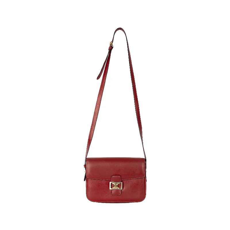 Compact crossbody bags for travelCeline Triomphe Shoulder Bag