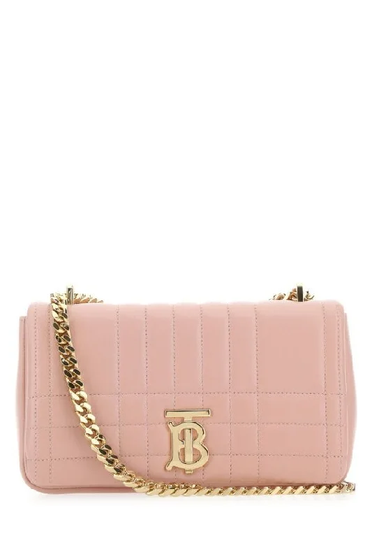 Limited Edition Burberry Bags for CollectorsBurberry Woman Pink Nappa Leather Small Lola Shoulder Bag