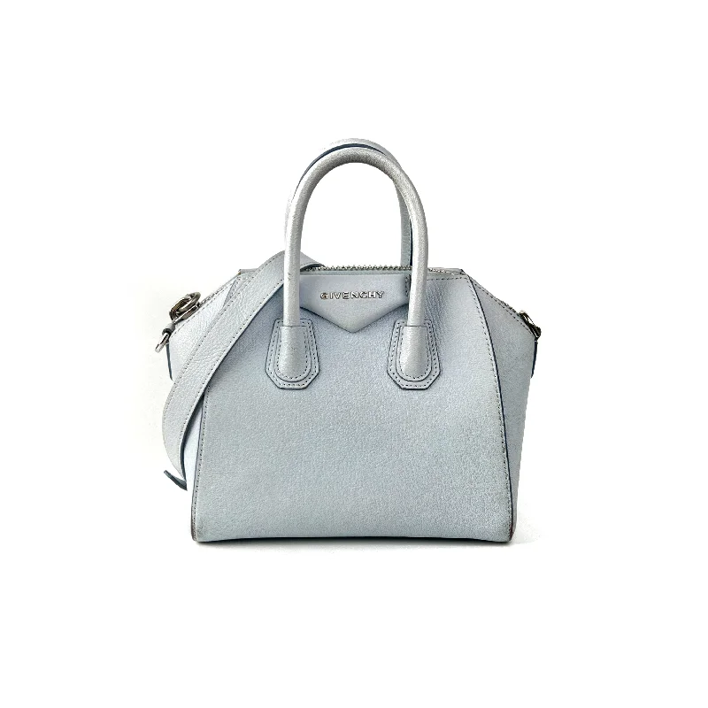 Best-selling designer bags 2025Givenchy Mini Antigona Light Blue