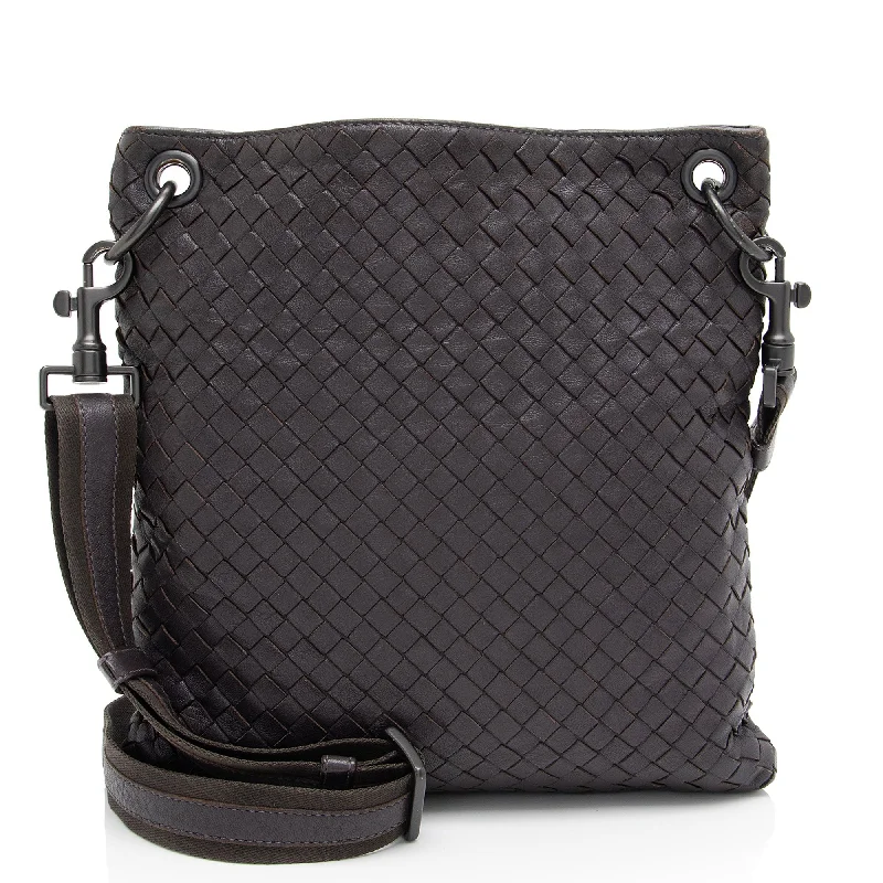 Bottega Veneta bags with diamond - shaped patternsBottega Veneta Intrecciato Nappa VN Messenger (SHF-hB4xyD)