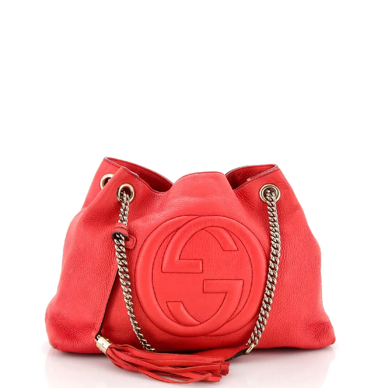 Customizable monogram bagsSoho Chain Strap Shoulder Bag Leather Medium