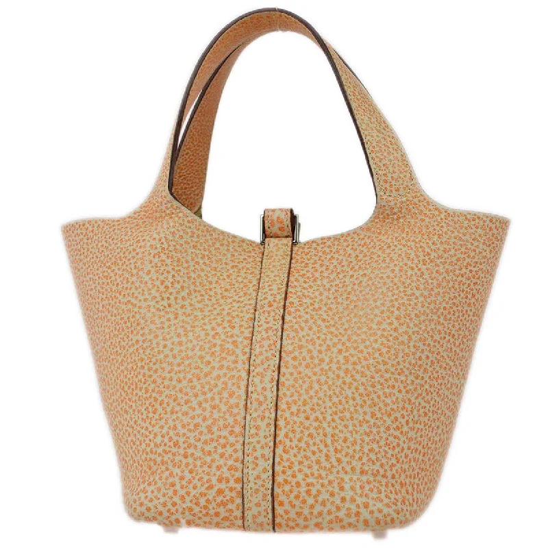 Hermes 2003 Orange Dalmatian Picotin PM Handbag