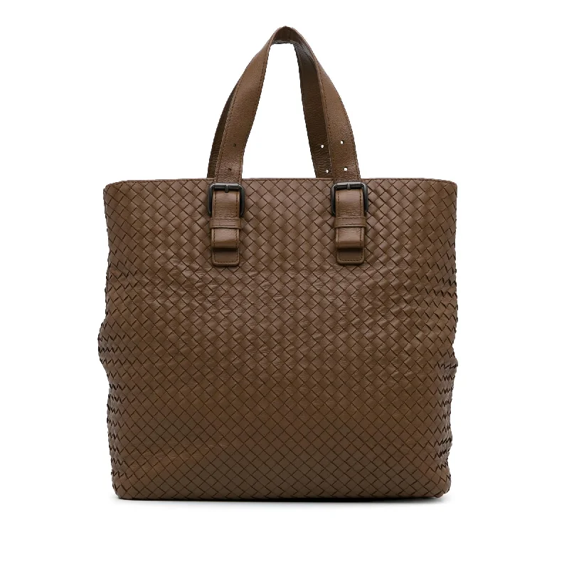 Bottega Veneta bags in animal - print patternsBottega Veneta Intrecciato Nappa Tote Bag (SHG-52miab)