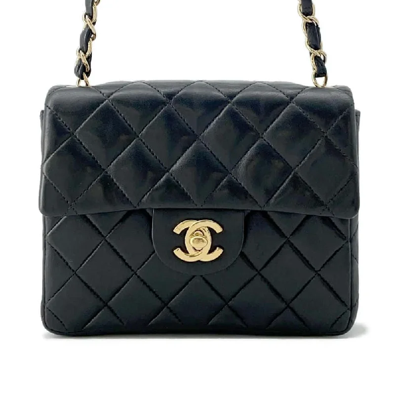 Chanel New Arrival Handbag with Gold HardwareCHANEL Mini Matelasse Single Flap ChainShoulder Bag Black A01115 Lambskin