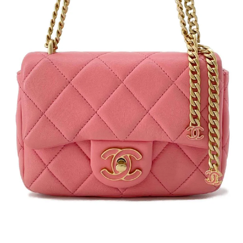 Chanel bags perfect for everyday elegCHANEL Matelasse ChainShoulder Bag Pink AS3114 Lambskin