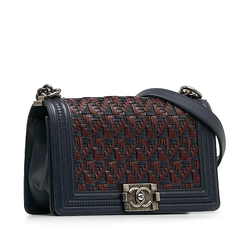 Chanel bags that pair perfectly with any outfitChanel Medium Woven Lambskin Boy Flap (FyfyN3)