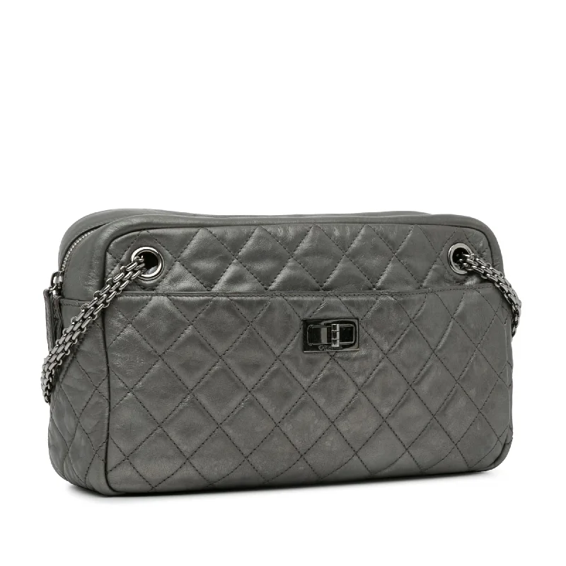 Chanel bags available at online luxury retaileChanel Metallic Calfskin Reissue Zipped Shoulder Bag (ARkLmz)