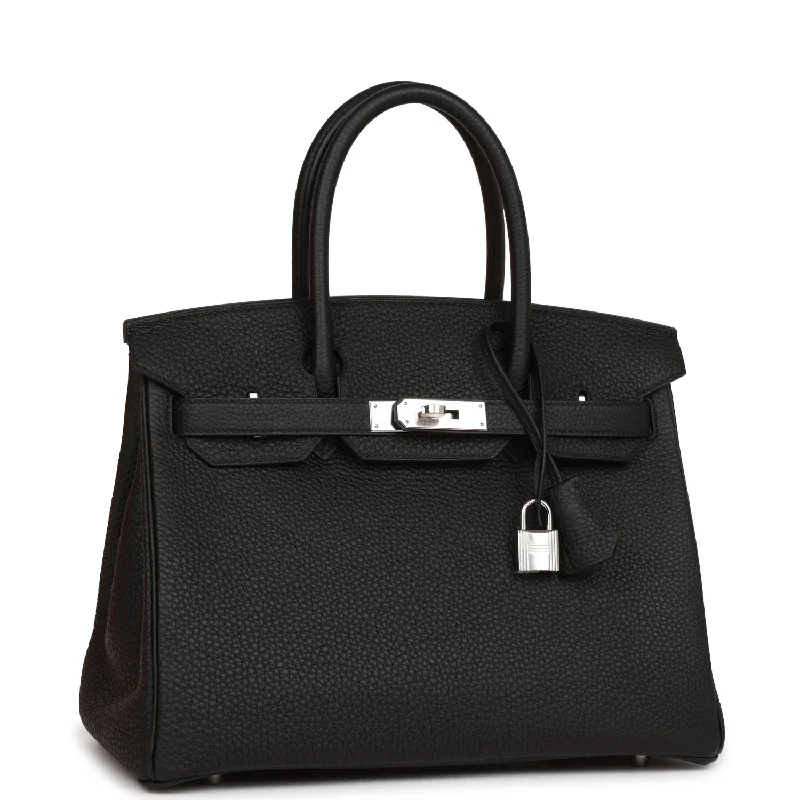 Hermes Birkin Bags in a Soft Coral Pink for a Feminine and Playful VibeHermes Birkin 30 Black Togo Palladium Hardware