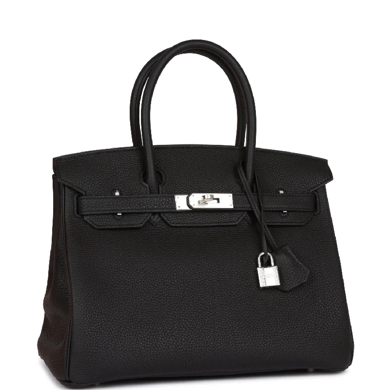 Hermes Birkin Bags with a Hidden Magnetic Closure for Discreet SecurityHermes Birkin 30 Black Togo Palladium Hardware