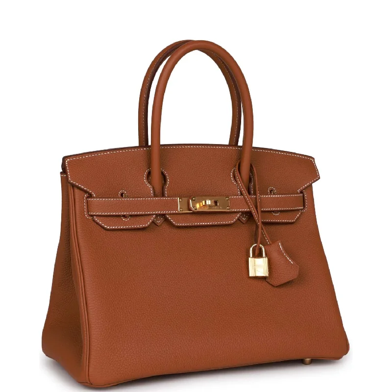 Hermes Birkin Bags with a Reinforced Bottom Panel for LongevityHermes Birkin 30 Gold Togo Gold Hardware