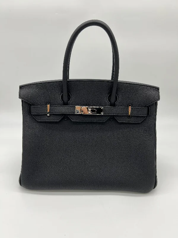 Limited Edition Hermes Birkin Bags with Exclusive ColorwaysHermes Birkin 30 Noir Togo Palladium Hardware