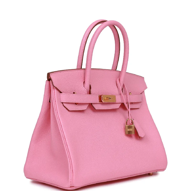 Hermes Birkin Bags Sized 30cm for a Compact Yet Spacious OptionHermes Birkin 30 Rose Confetti Chevre Gold Hardware