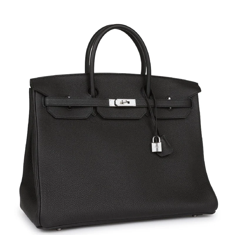 Hermes Birkin Bags with a Detachable Mobile Phone HolderHermes Birkin 40 Black Togo Palladium Hardware