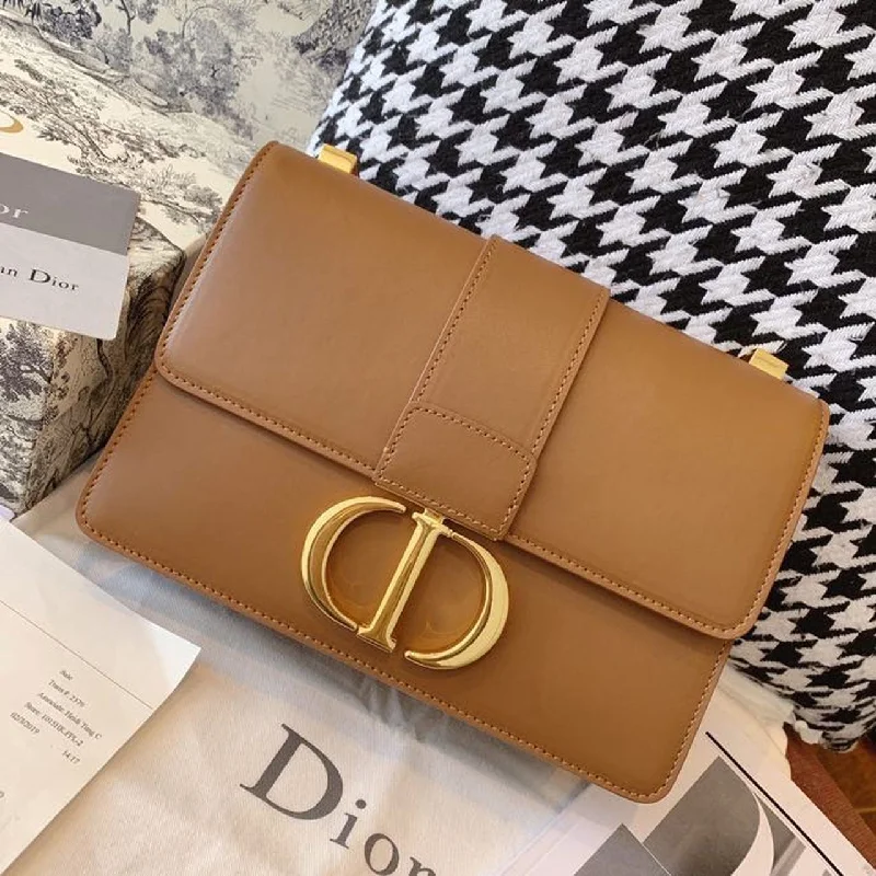 Christian Dior crossbody bags with a front - flap pocket for easy accessChristian Dior 30 Montaigne Bag Amber Box For Women