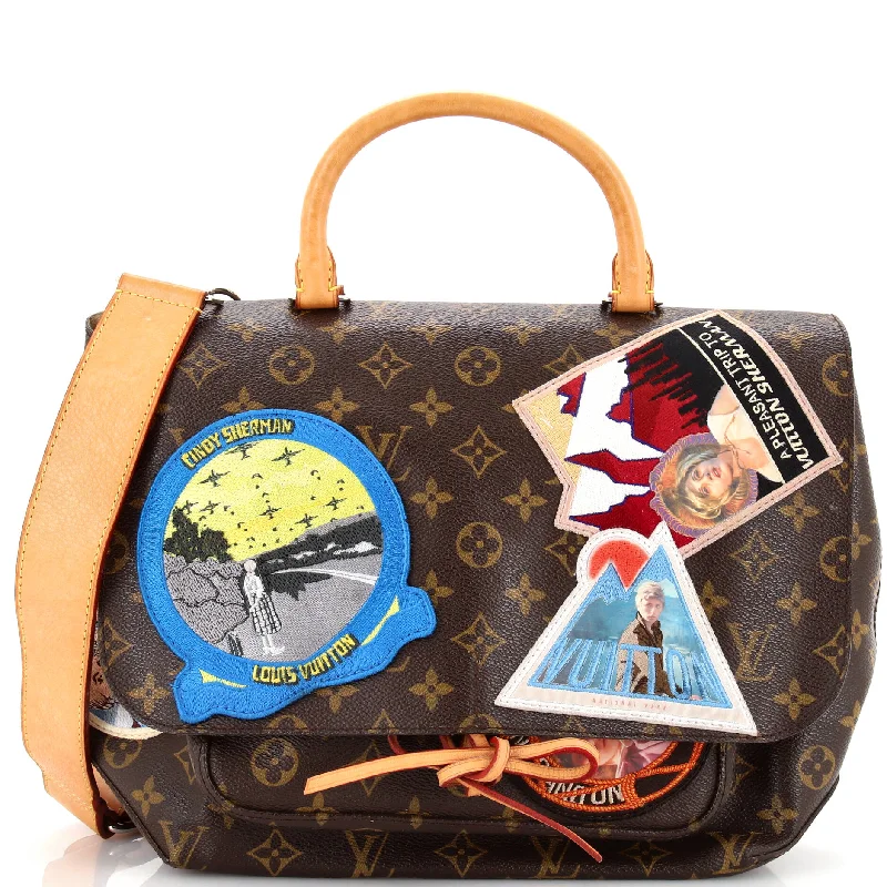 High - fashion Christian Dior bags with a geometric patternCindy Sherman Camera Messenger Bag Patch Embellished Monogram Canvas